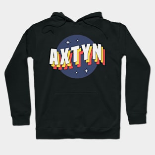 Axtyn - Colorful Layered Retro Letters Hoodie